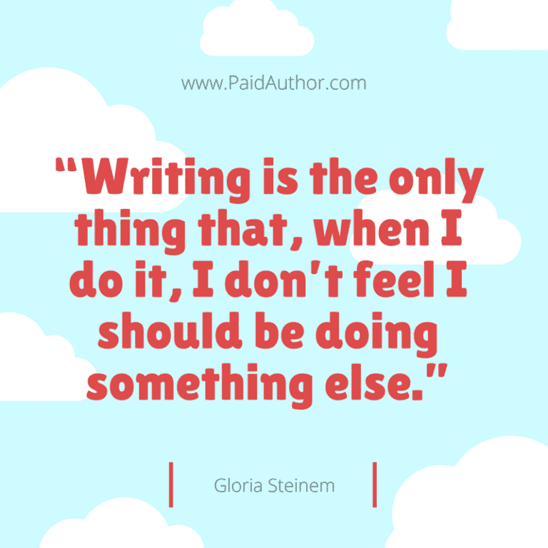 Top 100 Best Author Quotes On Writing 